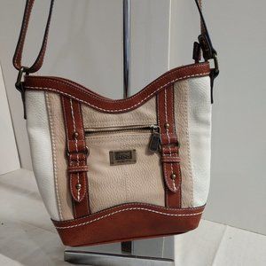 Boc Born Concept 3 tone brown crossbody bag